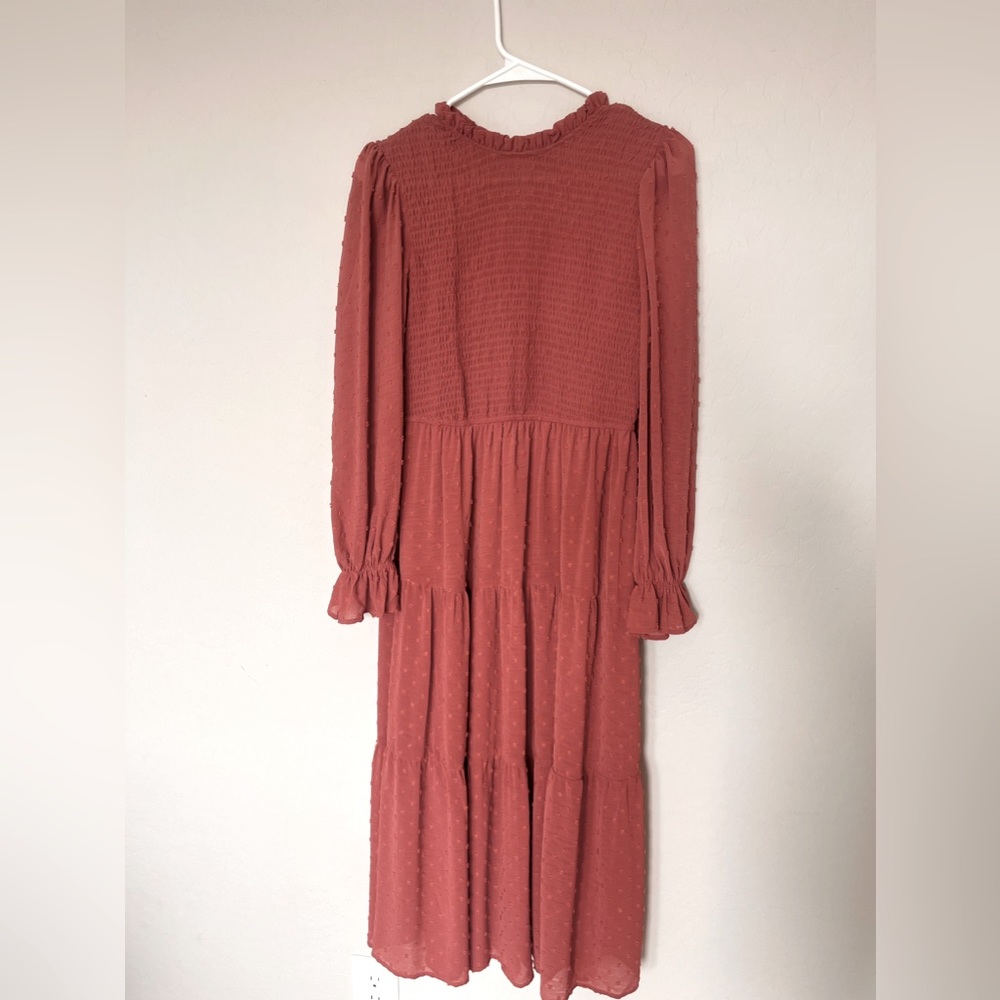 Long Sleeve high neck Dress